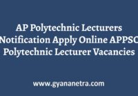 AP Polytechnic Lecturers Notification Application Form