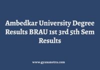 Ambedkar University Result Semester Exam