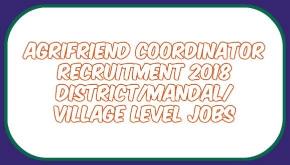 Agrifriend Coordinator Recruitment