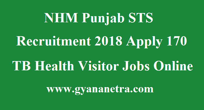 NHM Punjab STS Recruitment