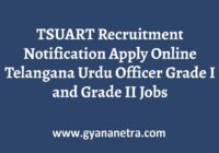 TSUART Recruitment Notification