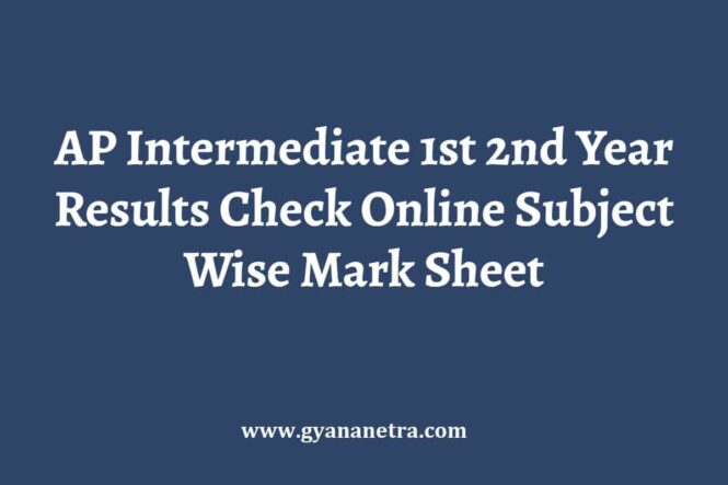 AP Intermediate 2nd Year Results Check Online