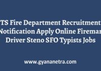 TS Fire Department Recruitment Notification