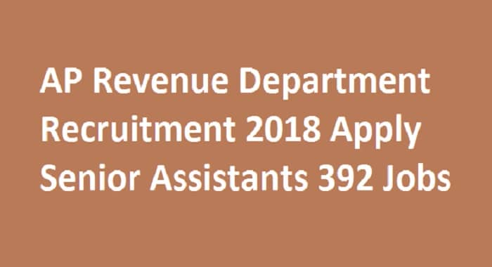 AP Revenue Department Recruitment