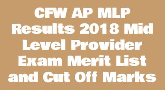 CFW AP MLP Results