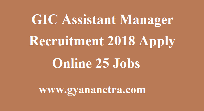GIC Assistant Manager Recruitment