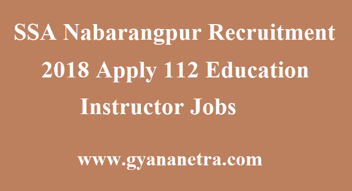 SSA Nabarangpur Recruitment