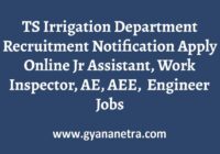TS Irrigation Department Recruitment Notification