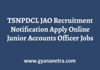 TSNPDCL JAO Recruitment Notification PDF