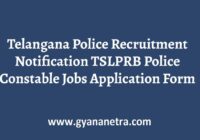 Telangana Police Recruitment Notification