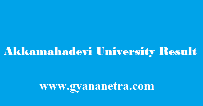Akkamahadevi University Result 2018