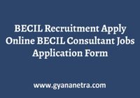 BECIL Recruitment Notification