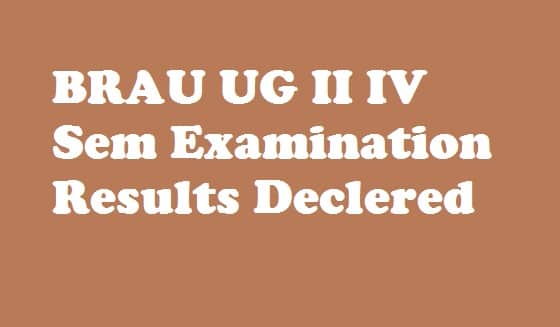 Manabadi DR BR Ambedkar University Srikakulam Degree Results 2018