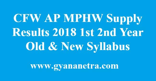 CFW AP MPHW Supply Results 2018