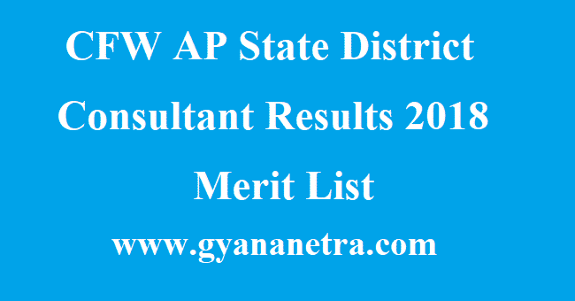 CFW AP State District Consultant Results