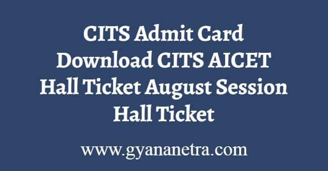 CITS Admit Card