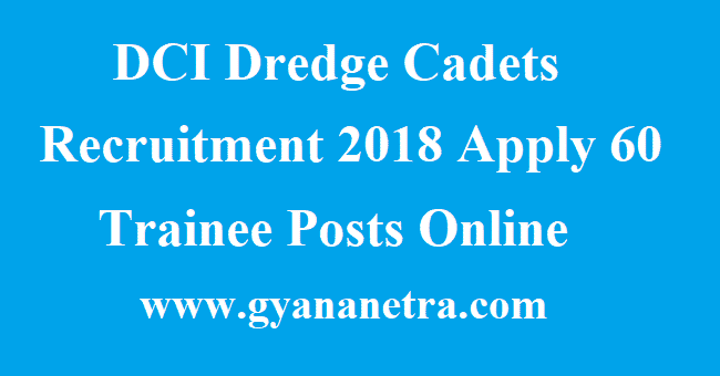 DCI Dredge Cadets Recruitment