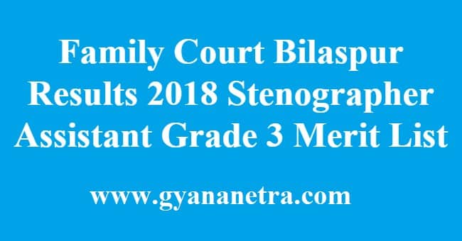 Family Court Bilaspur Results