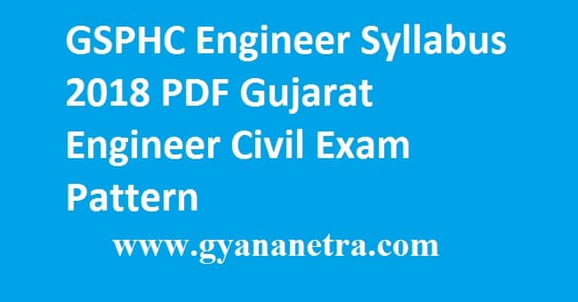 GSPHC Engineer Syllabus 2018