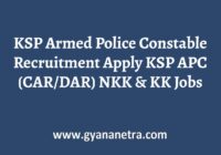 KSP Armed Police Constable Recruitment Notification