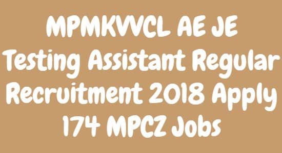MPMKVVCL AE JE Testing Assistant Regular Recruitment