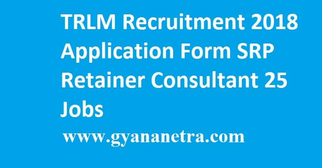TRLM SRP Retainer Consultant Notification 2018