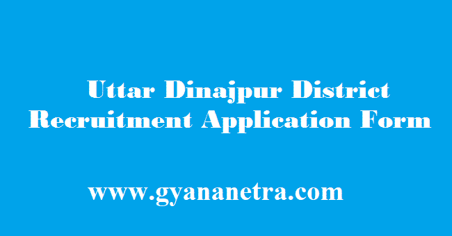 Uttar Dinajpur District Recruitment 2018