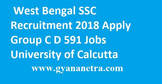 West Bengal SSC Recruitment 2018