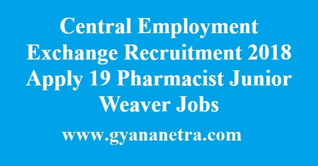 Central Employment Exchange Recruitment