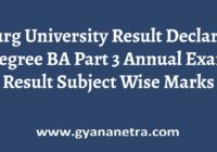 Durg University Result Check Online