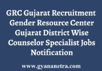 GRC Gujarat Jobs