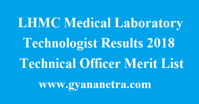 LHMC Medical Laboratory Technologist Results