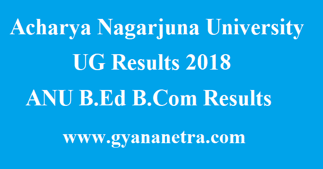 Nagarjuna University UG Results