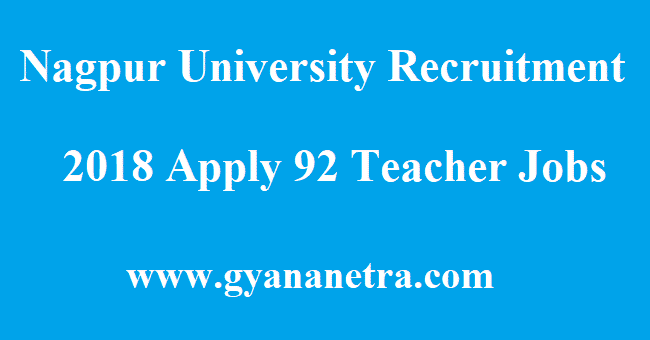 Nagpur University Recruitment