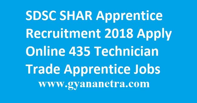 SDSC SHAR Apprentice Recruitment 2018