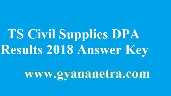 TS Civil Supplies DPA Results 2018