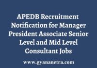 APEDB Recruitment