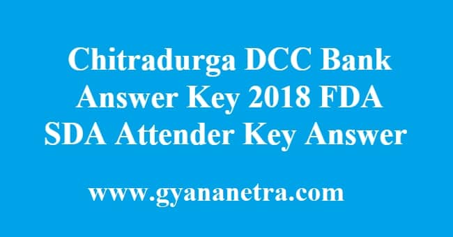 Chitradurga DCC Bank Answer Key