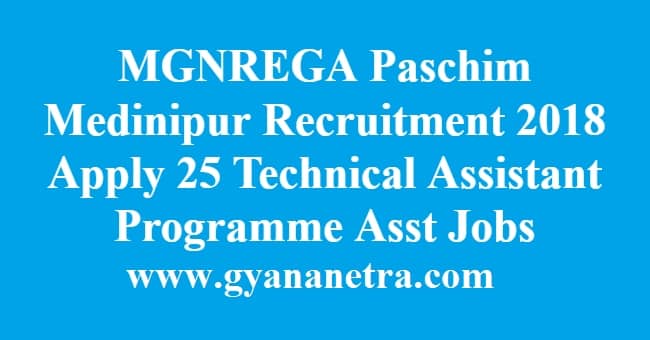 MGNREGA Paschim Medinipur Recruitment