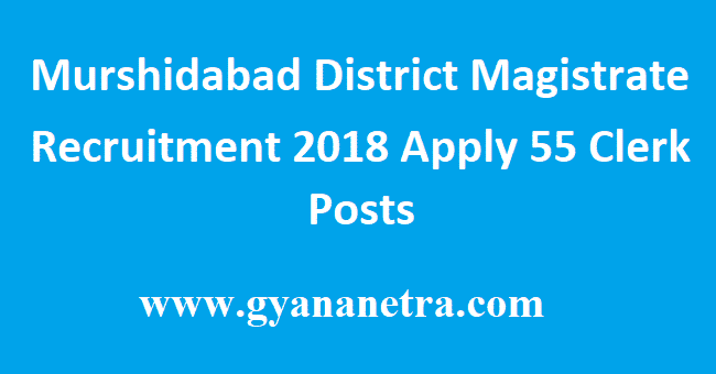 Murshidabad District Magistrate Recruitment