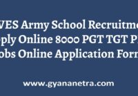 AWES Army School Recruitment Apply Online