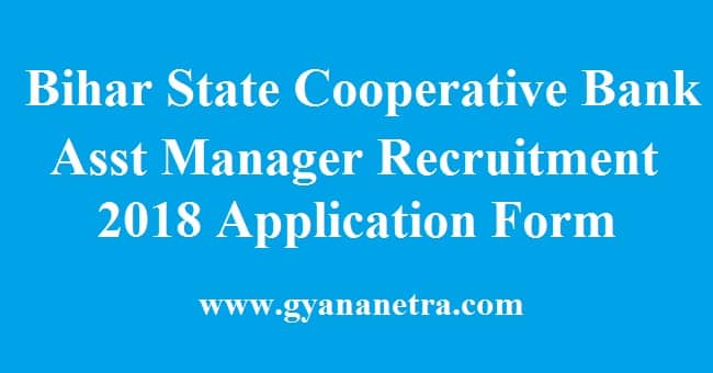 Bihar State Cooperative Bank Asst Manager Recruitment