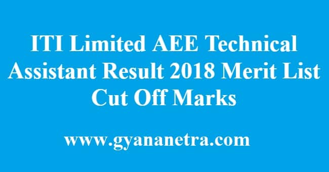 ITI Limited AEE Technical Assistant Result