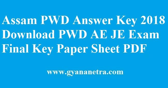 Assam PWD Answer Key
