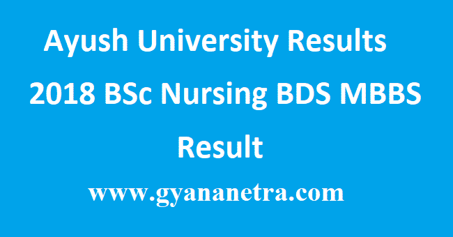 Ayush University Results