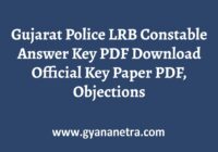 Gujarat Police LRB Constable Answer Key PDF Download