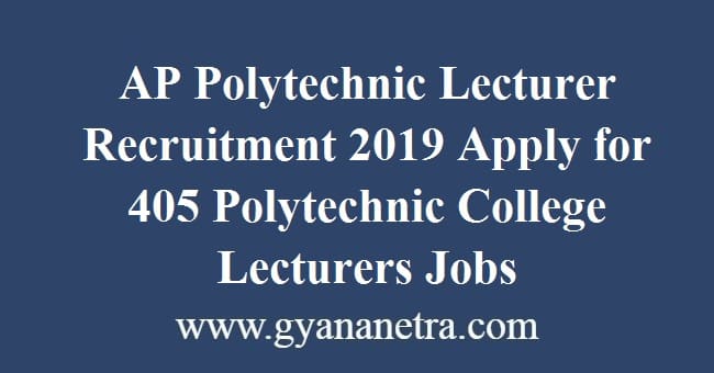 AP Polytechnic Lecturer Recruitment