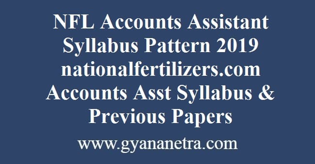 NFL Accounts Assistant Syllabus
