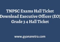 TNPSC Exams Hall Ticket Exam Date