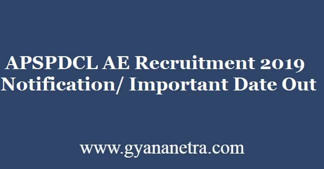 APSPDCL AE Recruitment 2019
